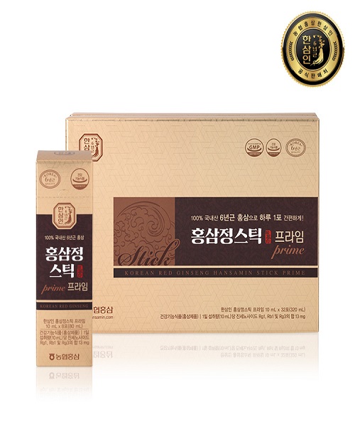 [농협홍삼 한삼인] 홍삼정스틱 프라임 10ml x 32포_1세트+쇼핑백